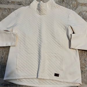 Quilted LL Bean Sweatshirt - White